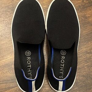 Rothy's Black and Blue Women's Loafers